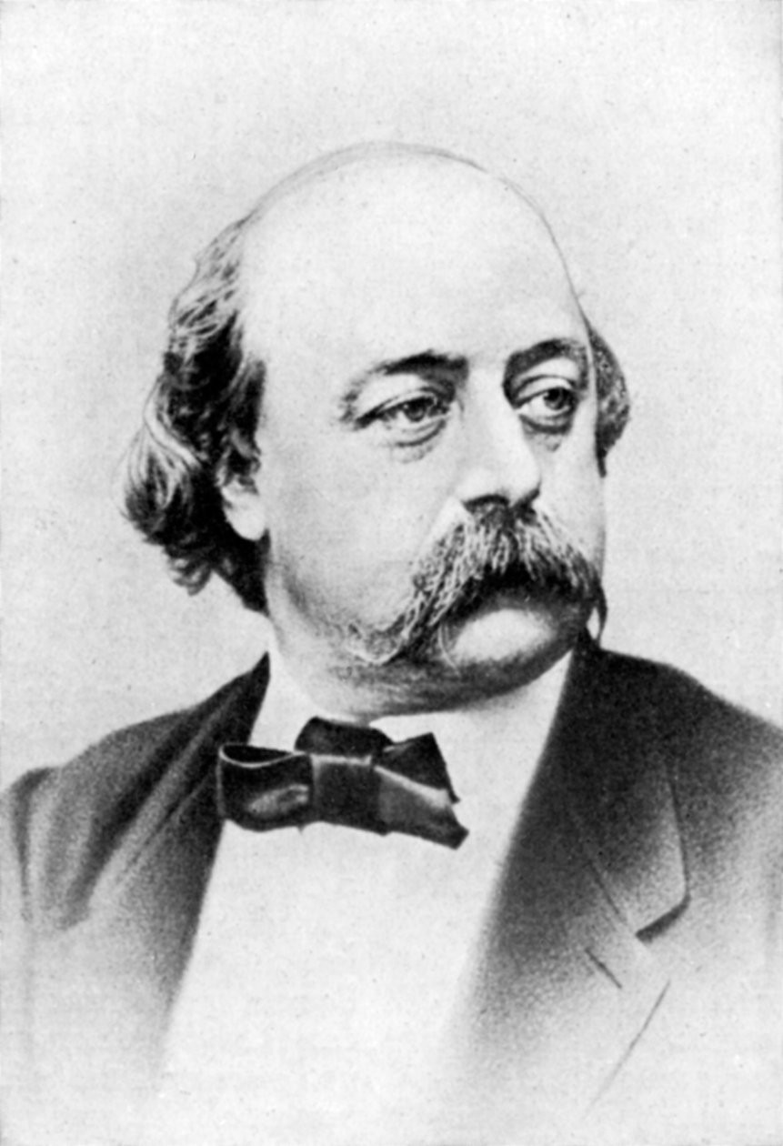 Gustave Flaubert, fransk forfatter, 1800-tallet. af Nadar