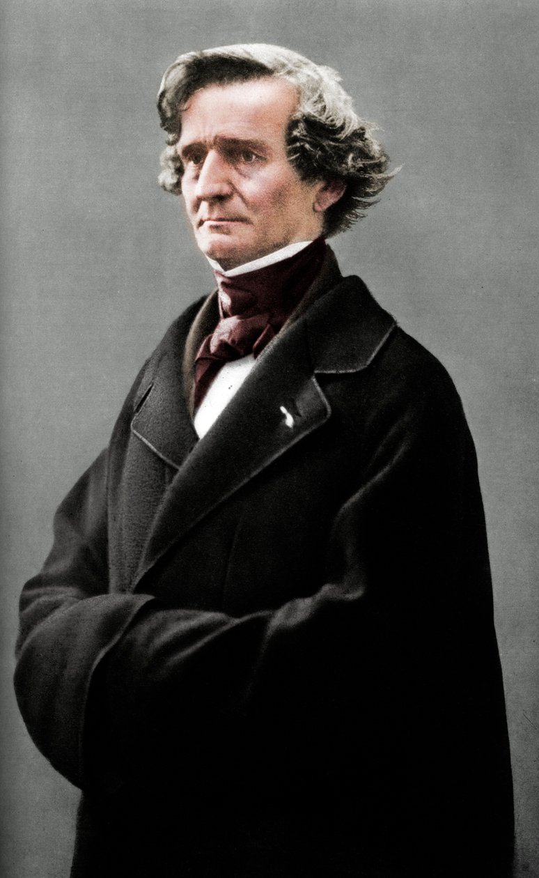 Hector Berlioz 1803-1869, fransk romantisk komponist. af Nadar