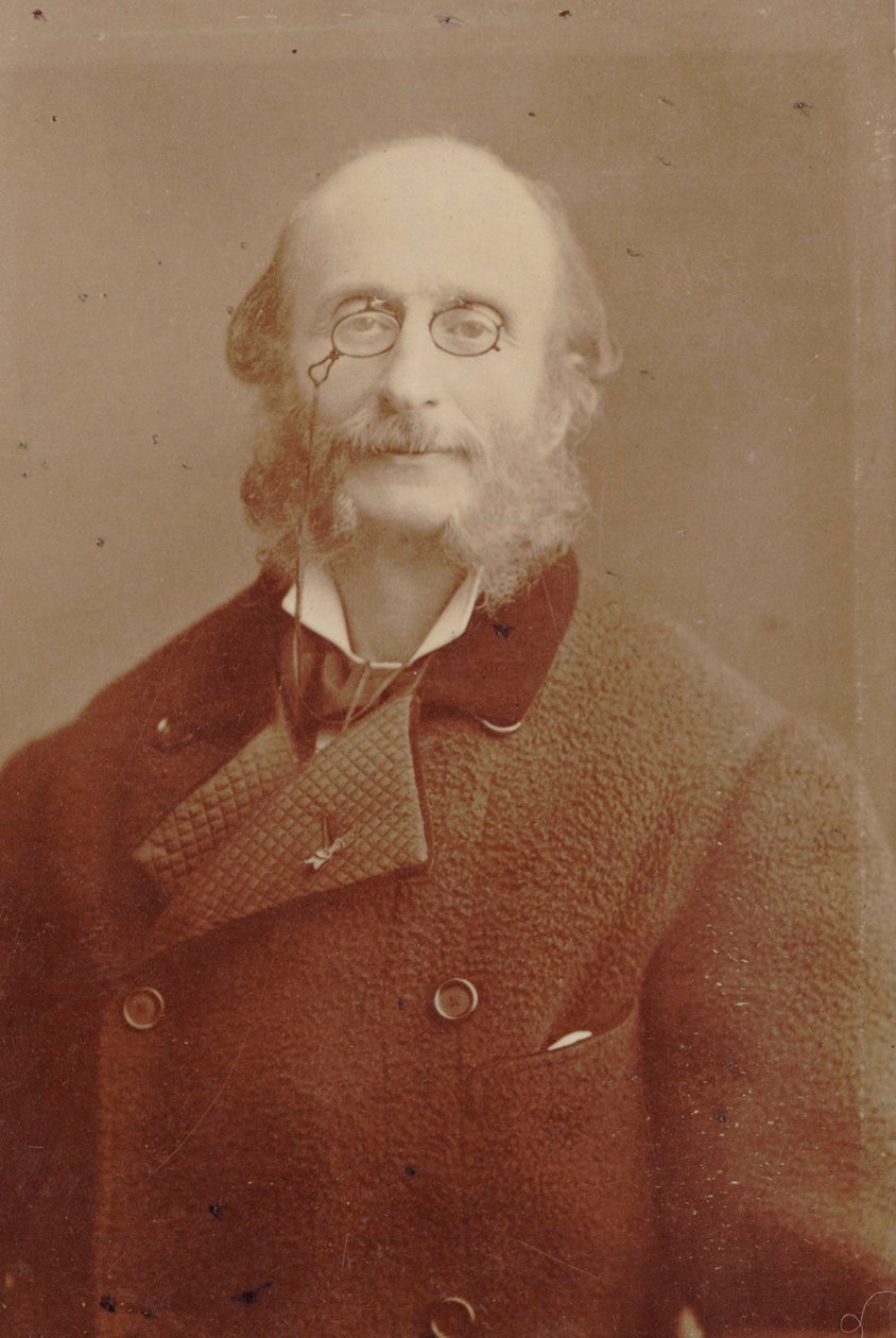 Portræt af Jacques Offenbach 1819-1880, 1870. af Nadar