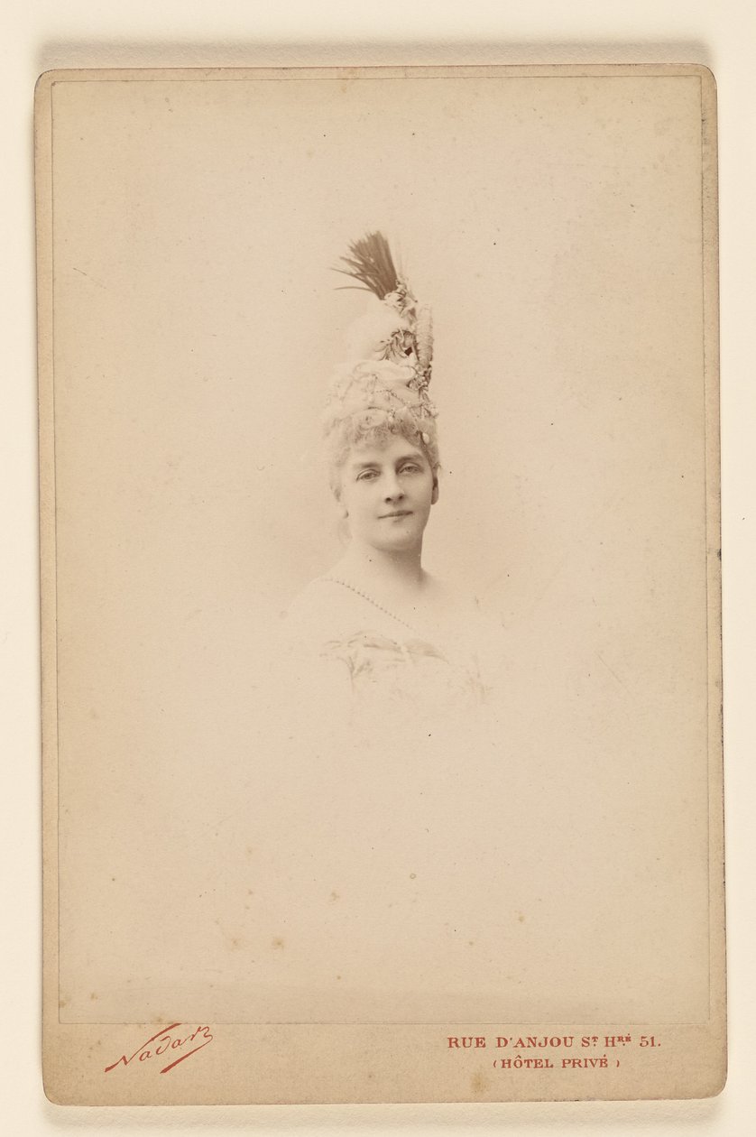 [Grevinde Hélène de Pourtalès] af Nadar [Gaspard Félix Tournachon]