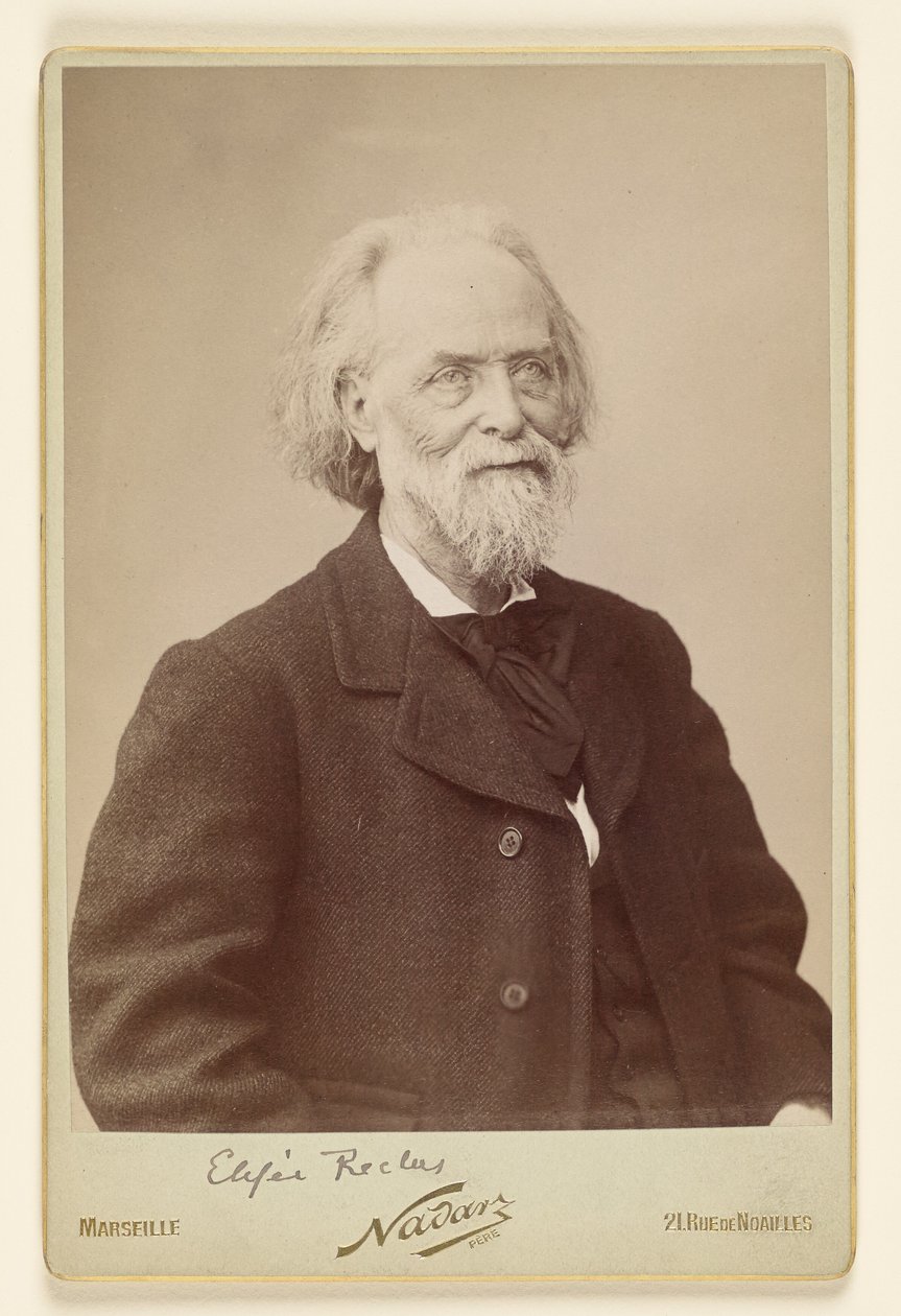 Élisée Reclus af Nadar [Gaspard Félix Tournachon]
