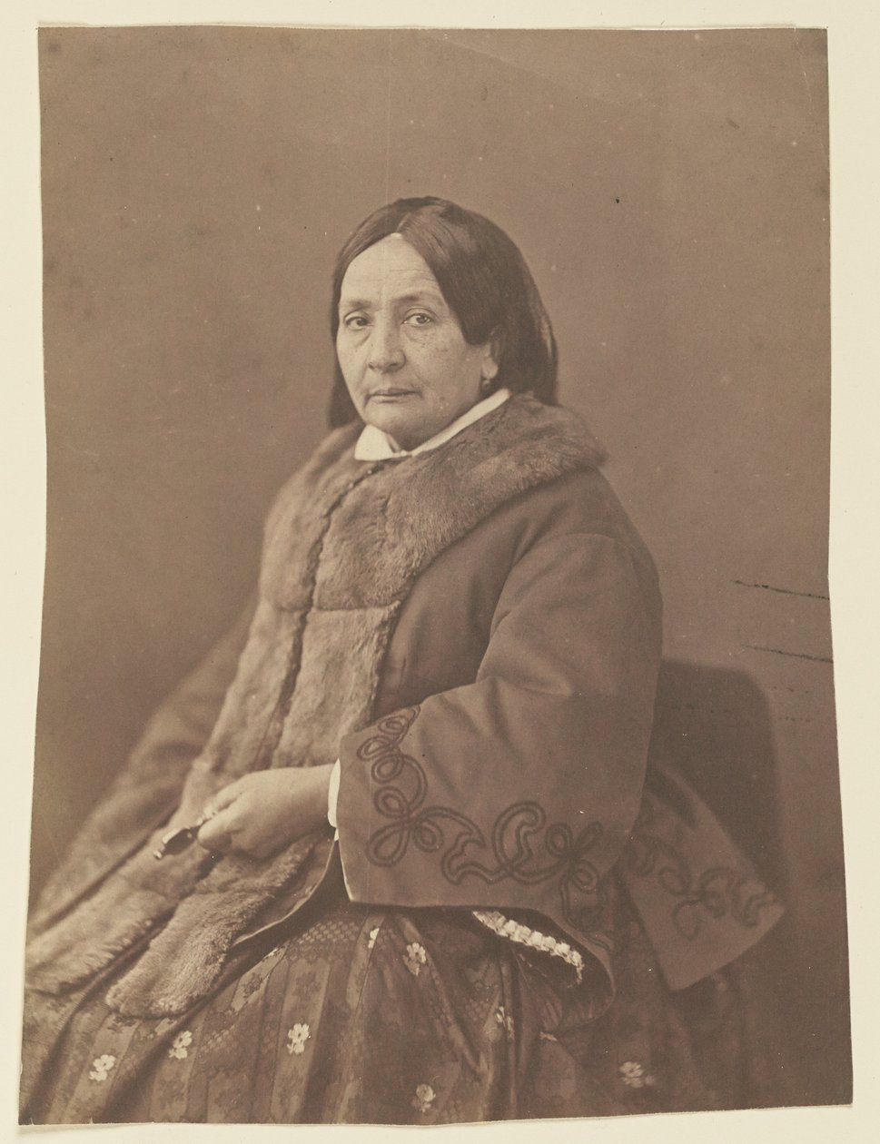 Fru Eugénie Niboyet af Nadar [Gaspard Félix Tournachon]