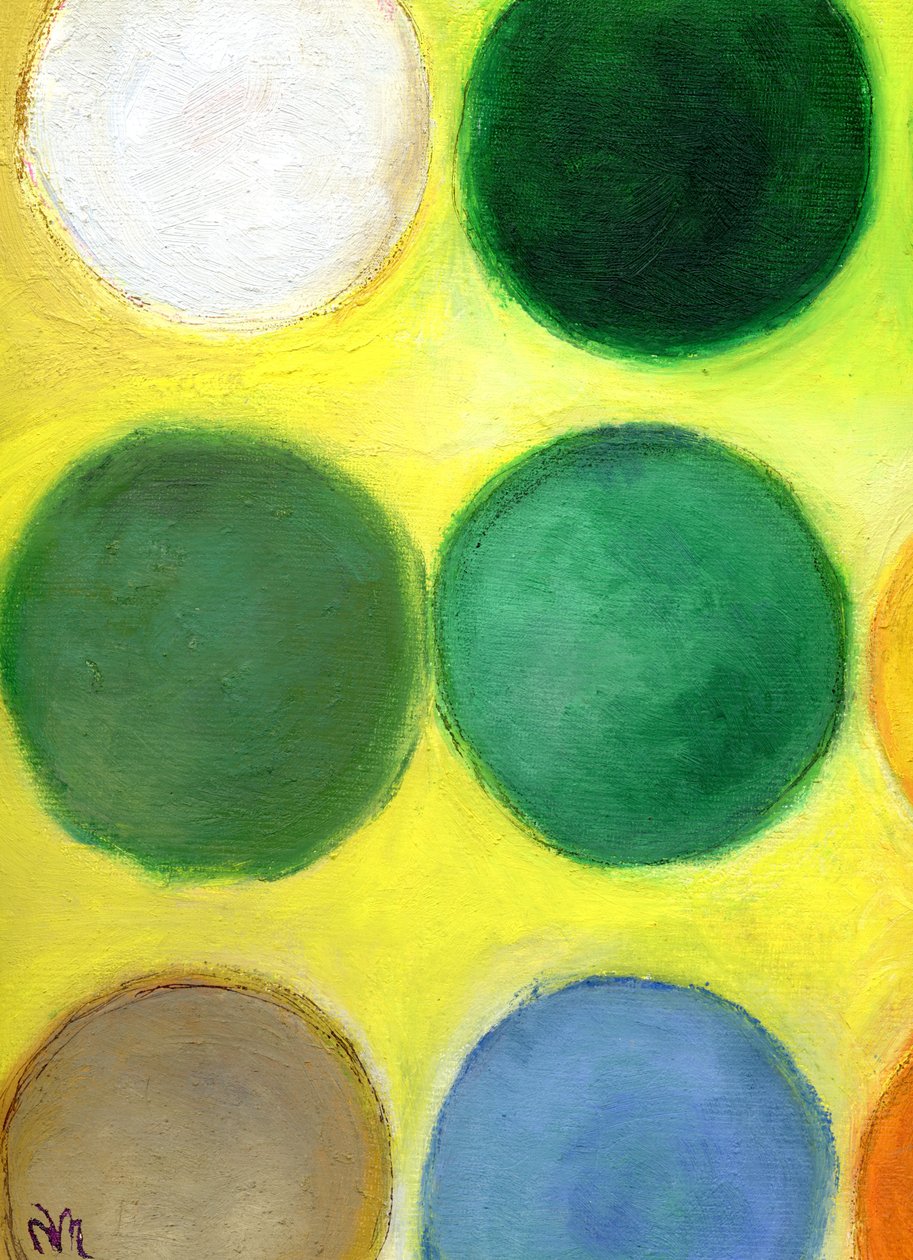 The Happy Dots 2, 2014, af Nancy Moniz Charalambous