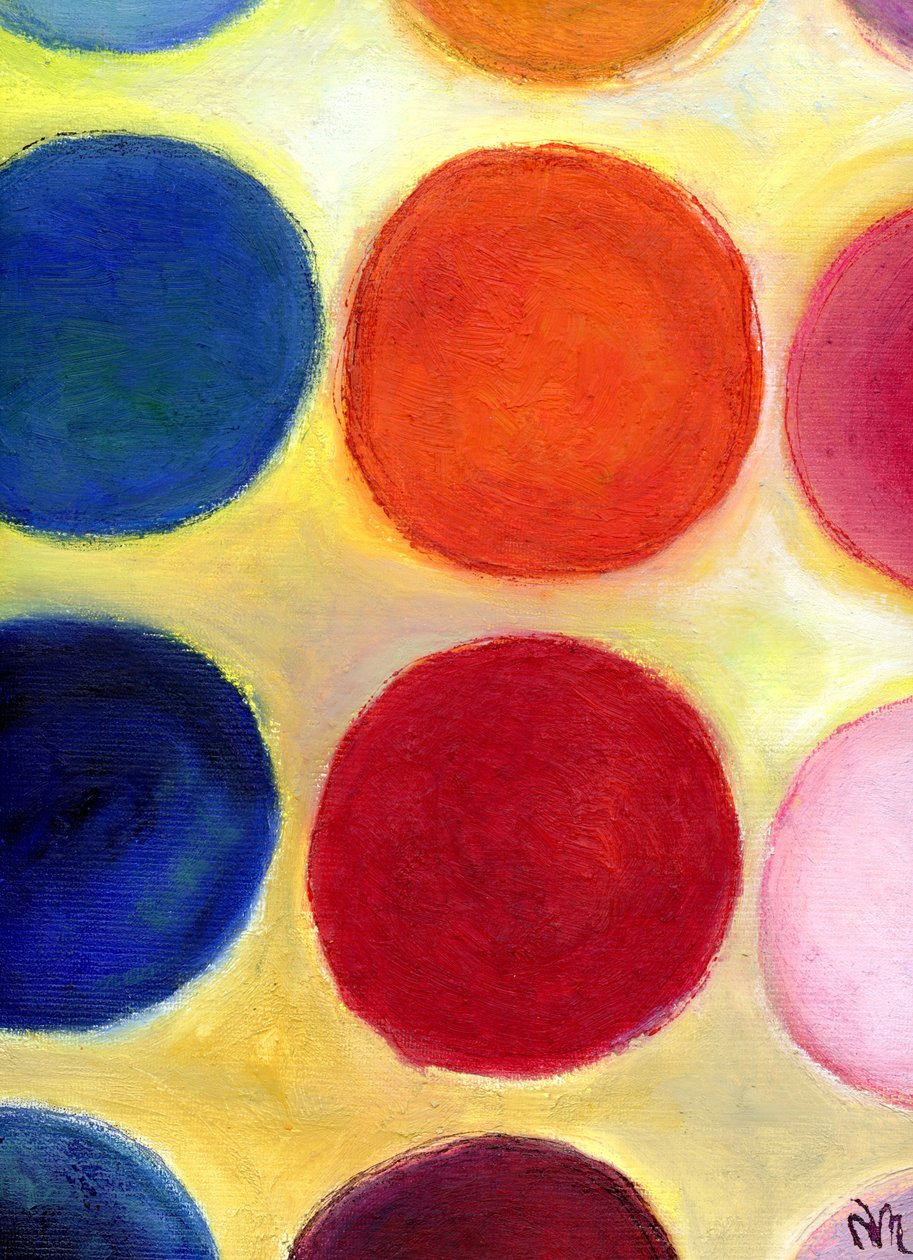 The Happy Dots 5, 2014, af Nancy Moniz Charalambous