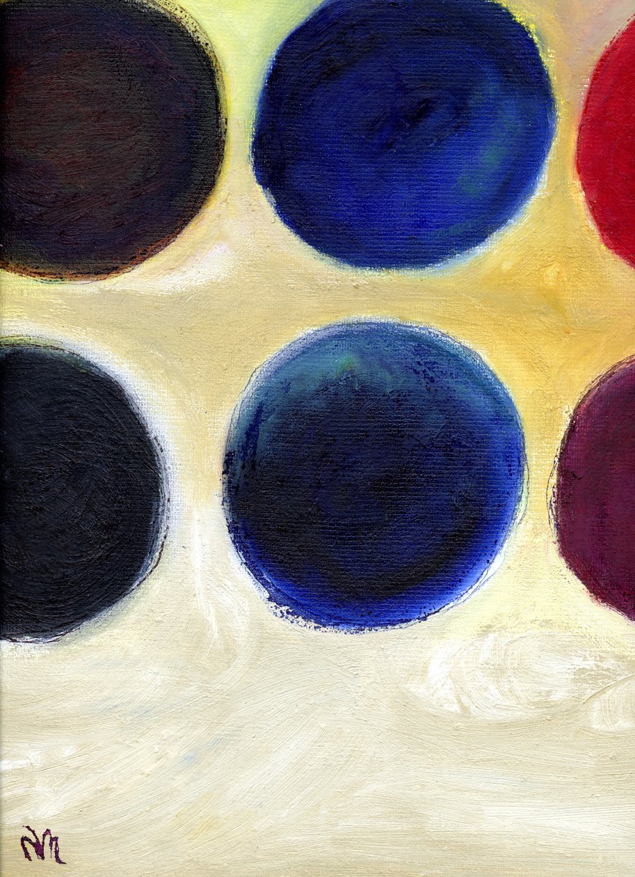 The Happy Dots 8, 2014, af Nancy Moniz Charalambous