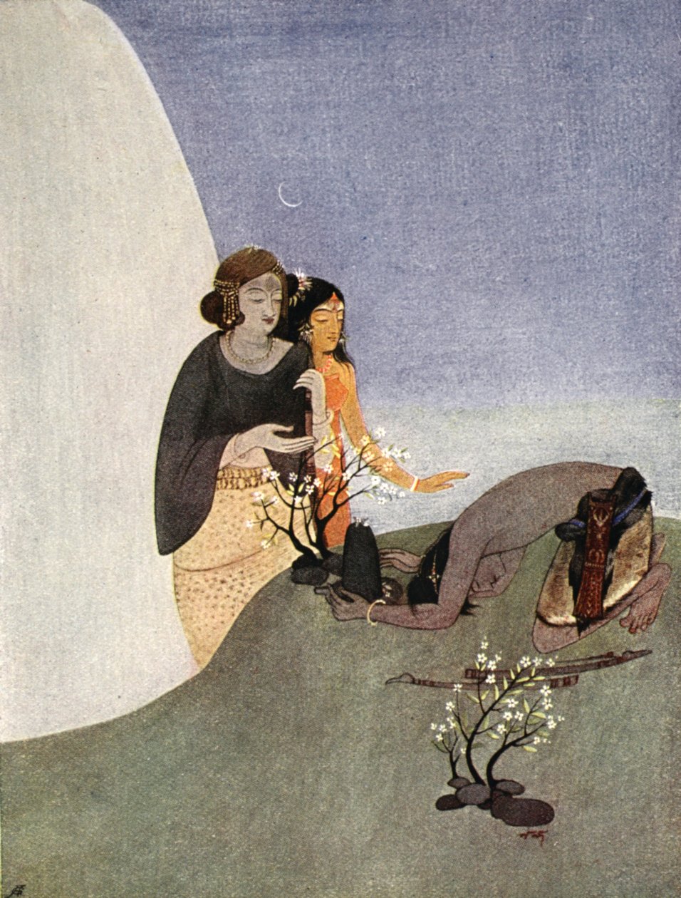 Kirat-Arjuna, 1913. af Nandalal Bose