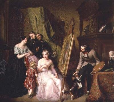 Portrættet (panel) af Narcisse Alexis Joseph Léopold Baudin