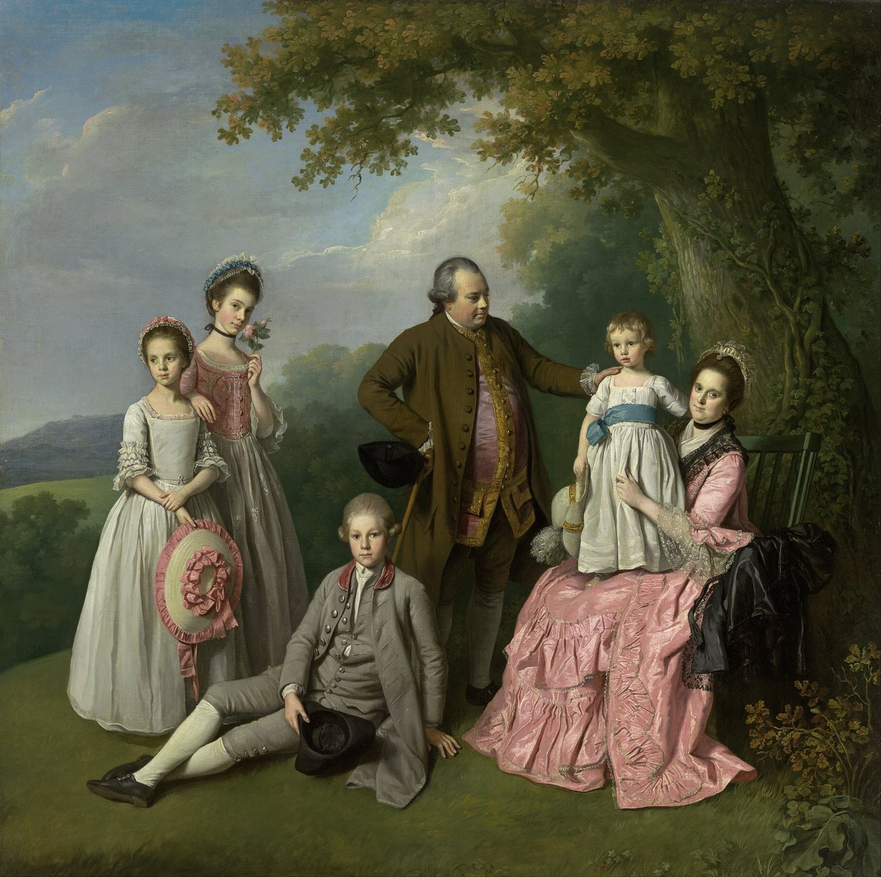 Familien Pybus af Nathaniel Dance Holland
