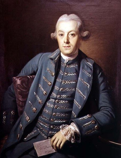 Portræt af Charles Broughton af Nathaniel Dance Holland