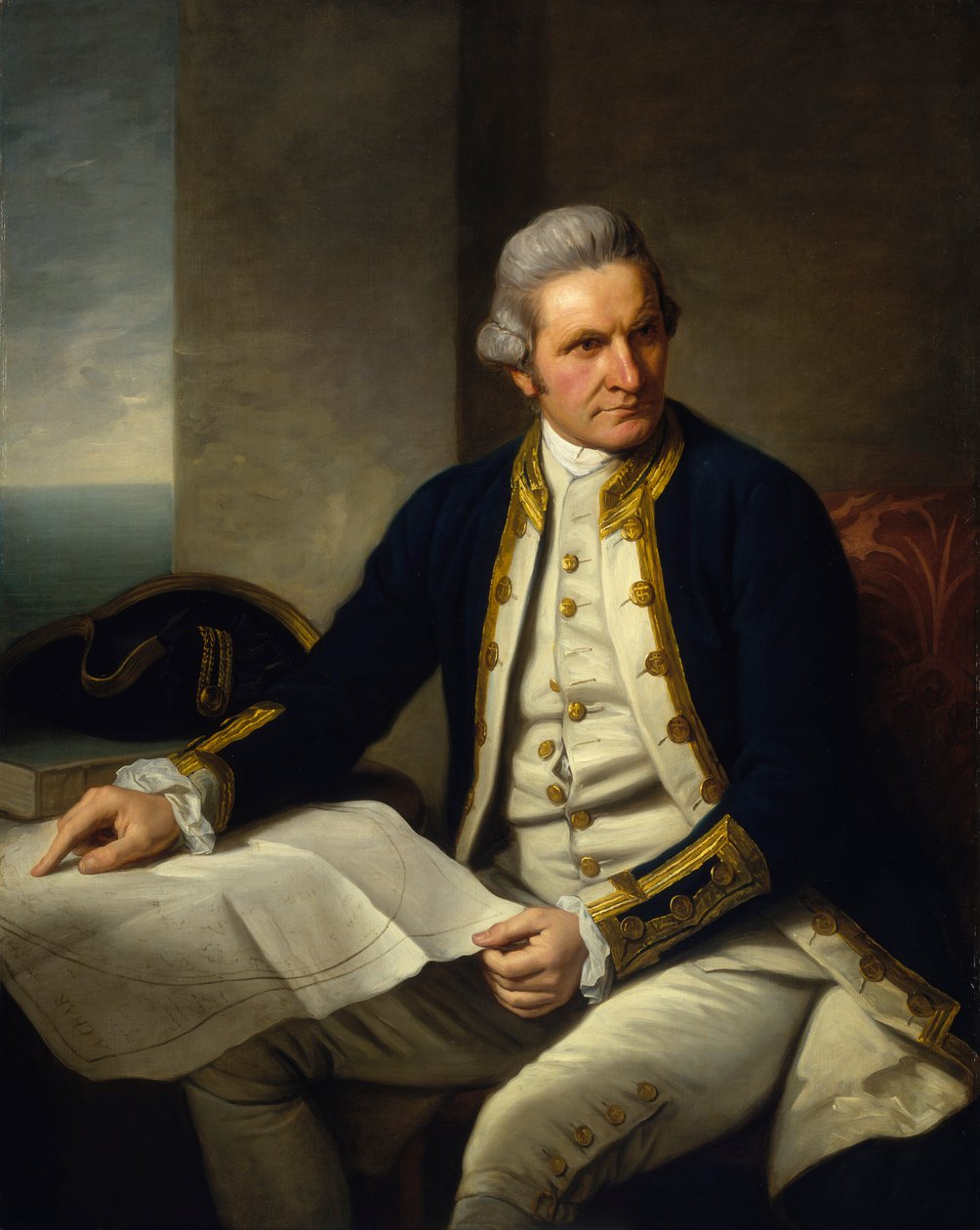 Kaptajn James Cook (1728-1779) af Nathaniel Dance