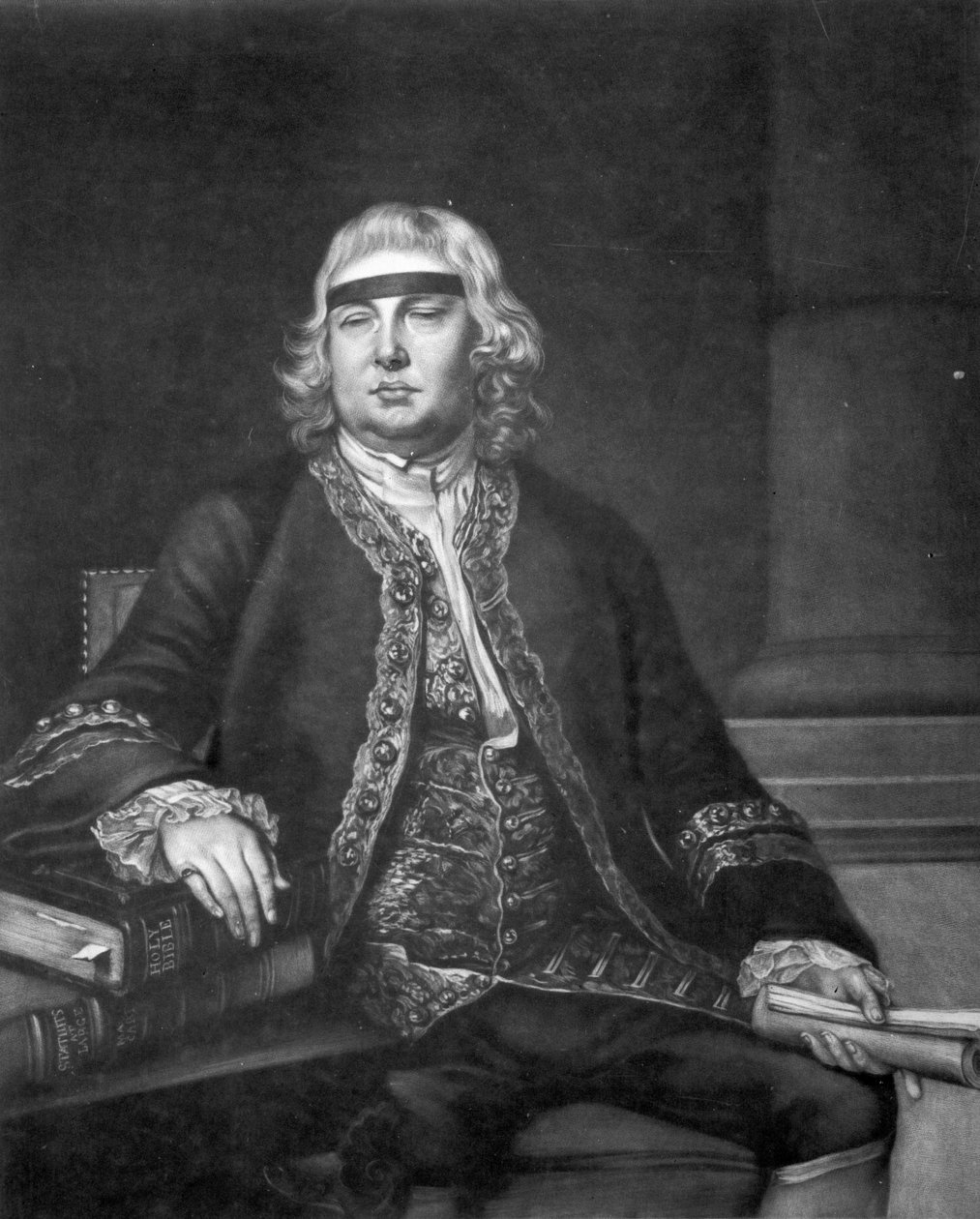 Sir John Fielding, graveret af James McArdell af Nathaniel Hone