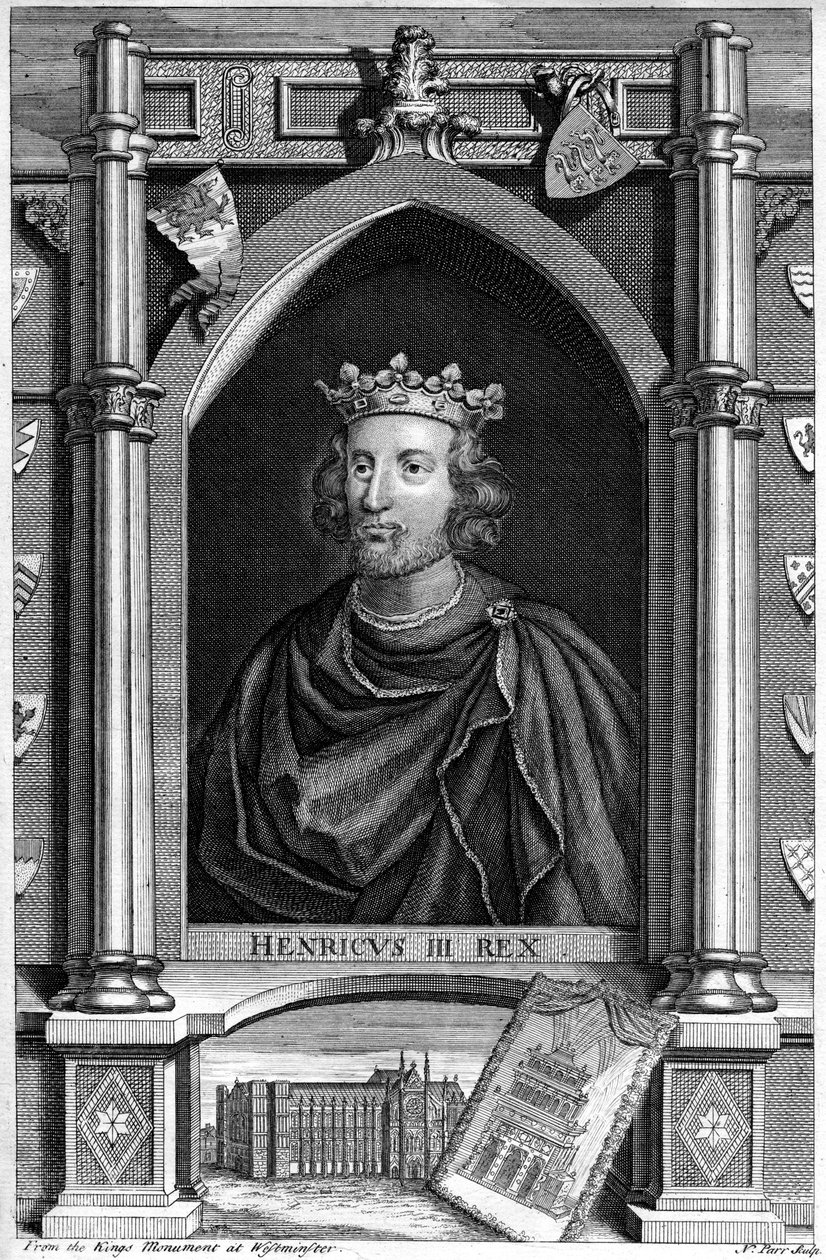 Henrik III, konge af England. af Nathaniel Parr