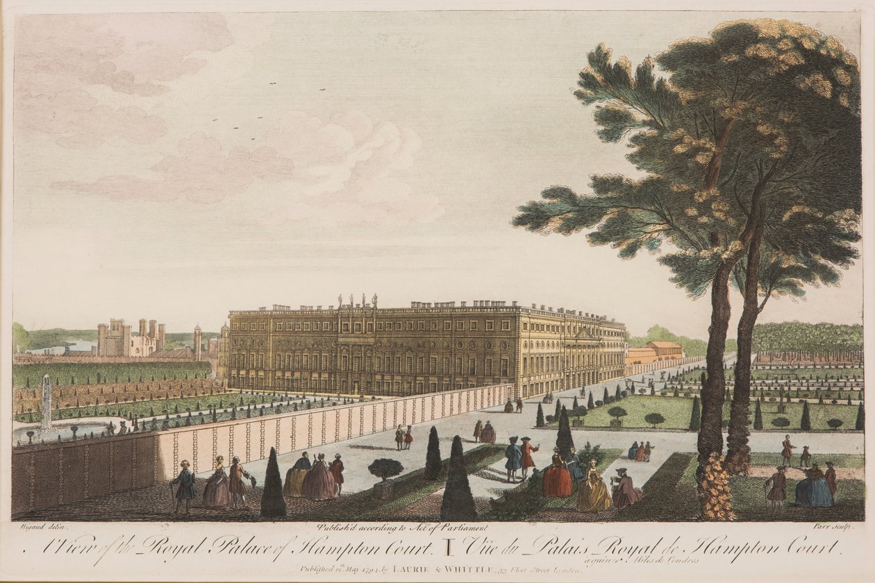 Det kongelige palads i Hampton Court af Nathaniel Parr