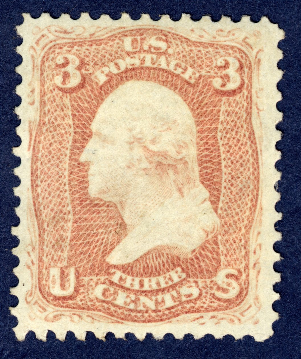 3c Washington single, 1861. af National Bank Note Company