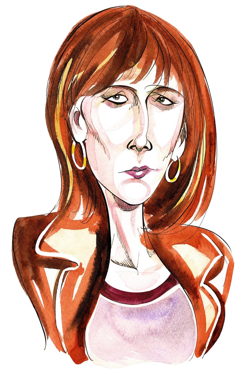 Catherine Tate som Doctor Whos assistent Donna Noble i BBC-serien af samme navn af Neale Osborne