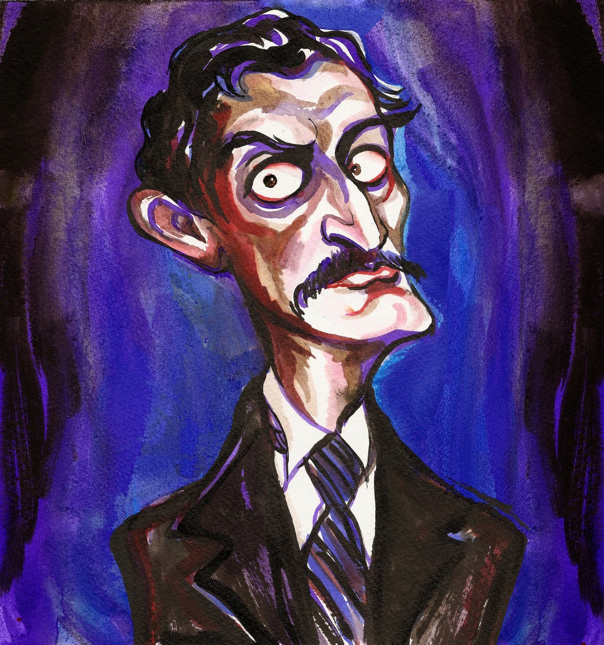 Edvard Munch, 2018 (blæk) af Neale Osborne