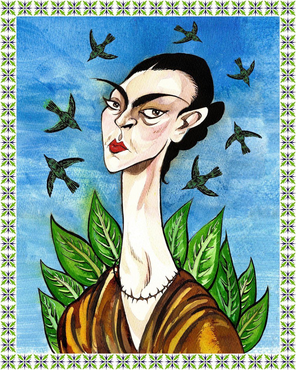 Frida Kahlo af Neale Osborne