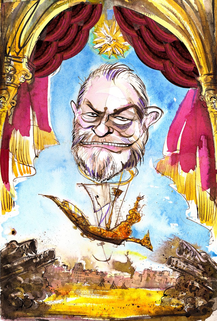 Terry Gilliam - amerikanskfødt britisk filminstruktør, manuskriptforfatter, Monty Python-medlem og animator, født 1940 af Neale Osborne
