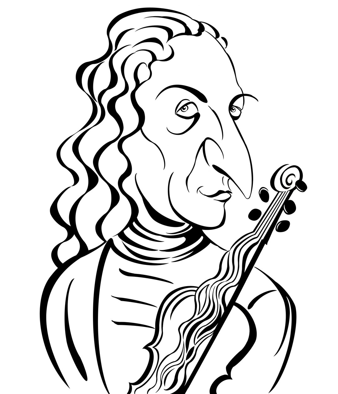 Giuseppe Tartini, 2019 (digital) af Neale Osborne