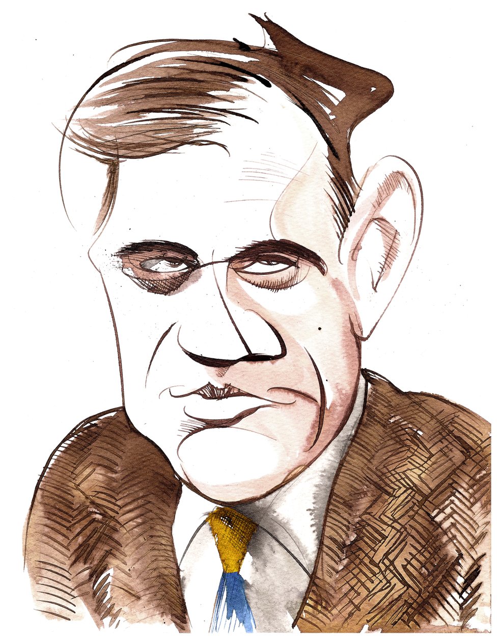 Tor Mann, 2022 (blæk) af Neale Osborne