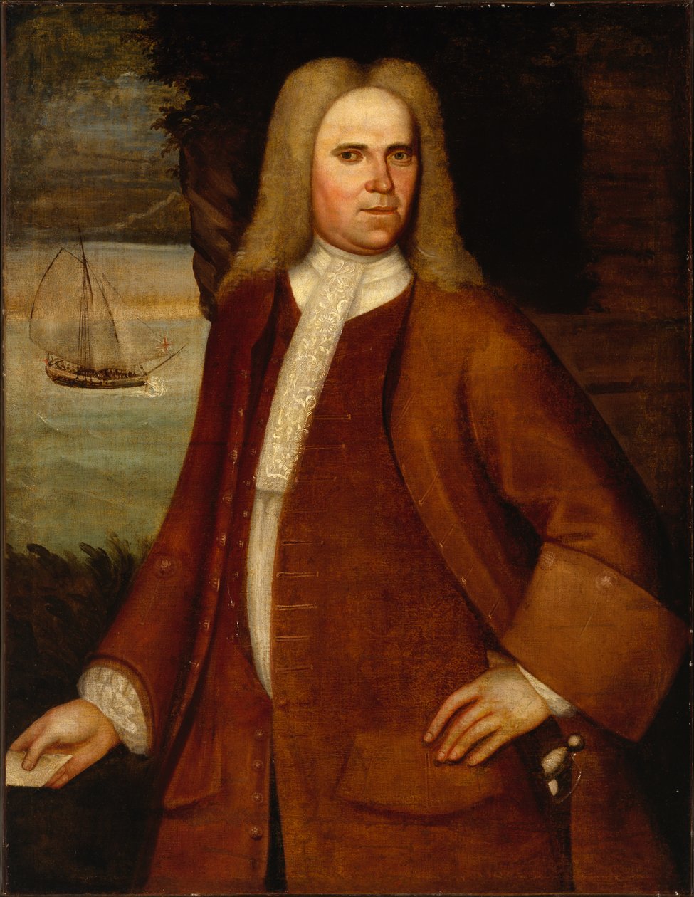 Portræt af Ebenezer kiste, ca. 1714-1730 af Nehemiah Partridge