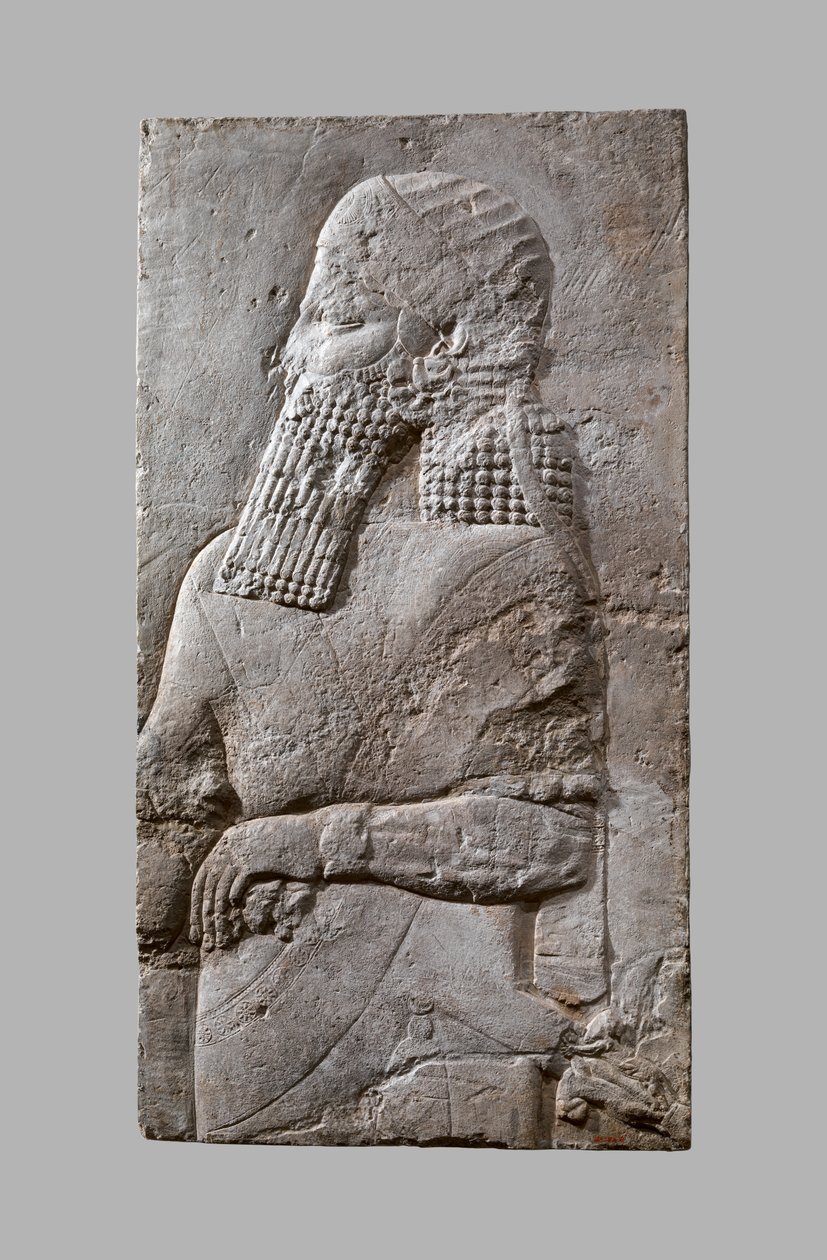 Assyrisk kronprins, ca. 704-681 f.Kr. (gipspuds) af Neo Assyrian