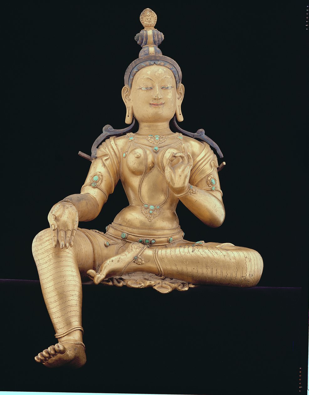 Tara (forgyldt bronze) af Nepalese School