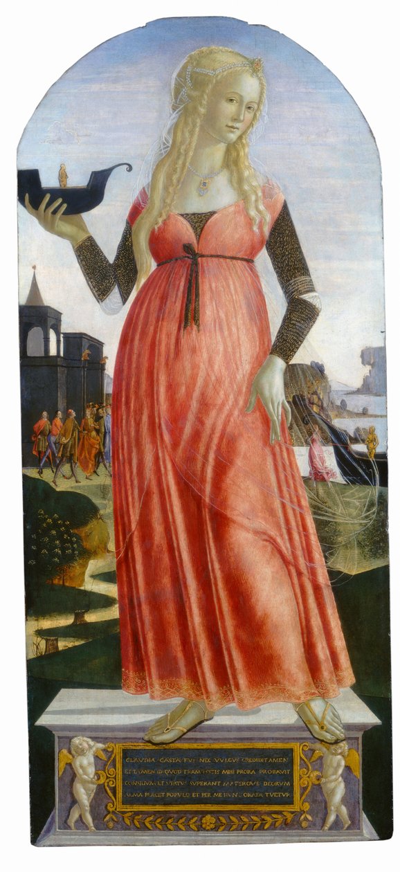 Claudia Fifth, ca. 14901495. af Neroccio de Landi