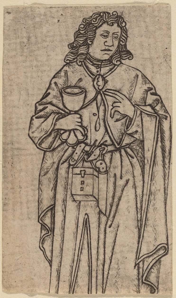 Sankt Johannes af Netherlandish 15th Century
