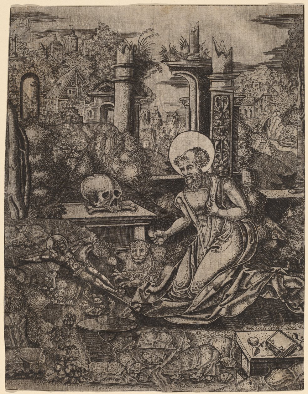 Sankt Jerome af Netherlandish 16th Century