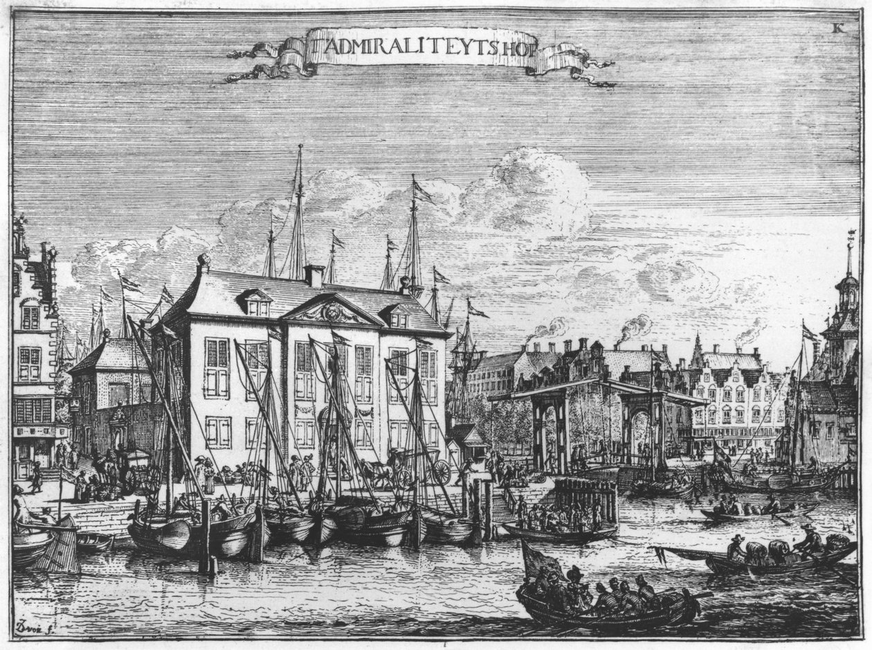 Admiralitetshuset i Rotterdam af Netherlandish School