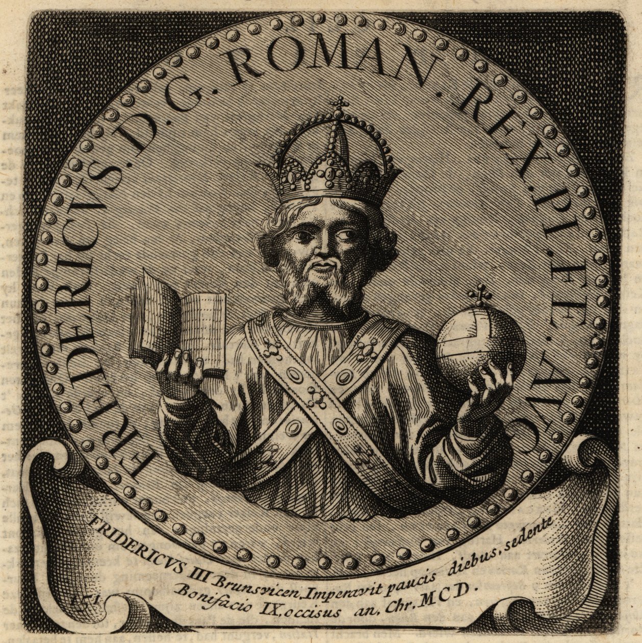 Den hellige romerske kejser Frederik III. af Netherlandish School