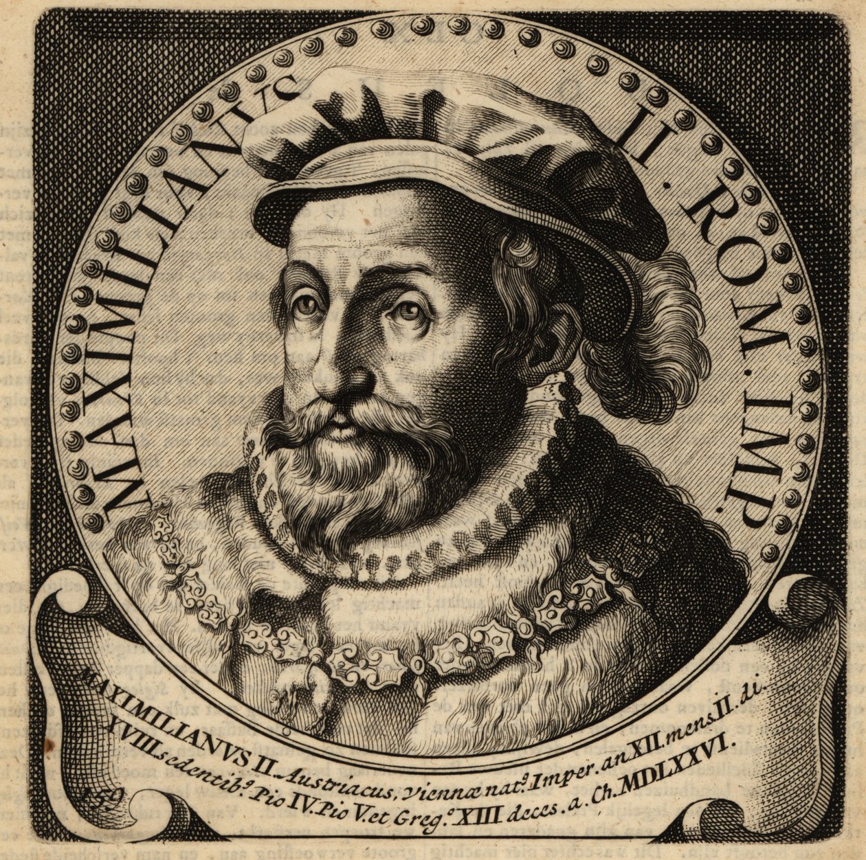 Den hellige romerske kejser Maximilian II. af Netherlandish School