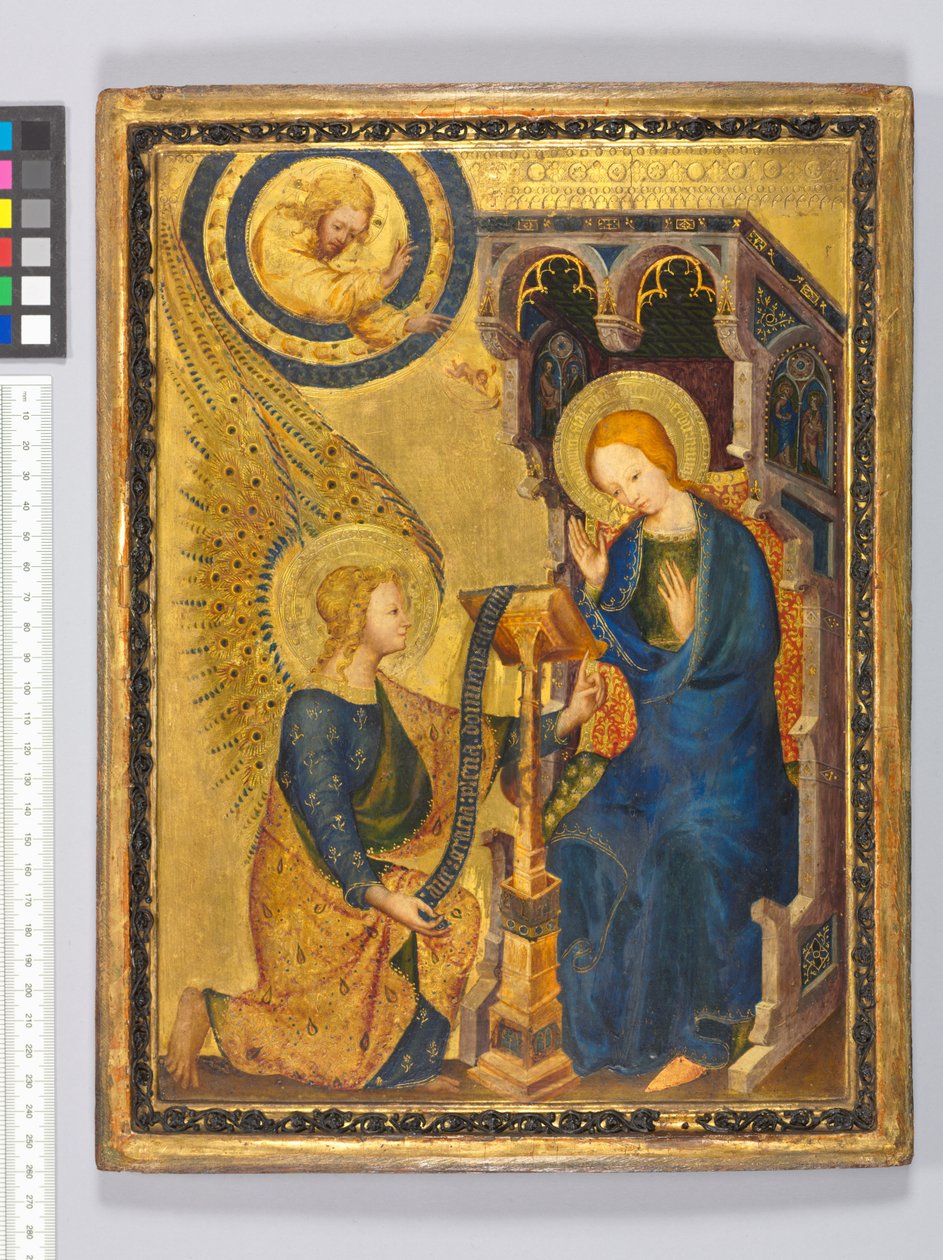 Bebudelsen, c.1380 af Netherlandish School