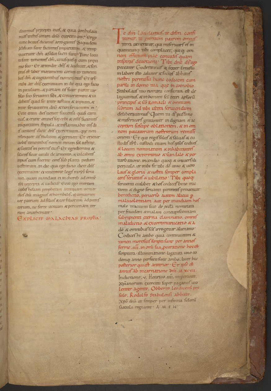 Stavelot-bibelen, Add MS 28106, f.228r af Netherlandish School