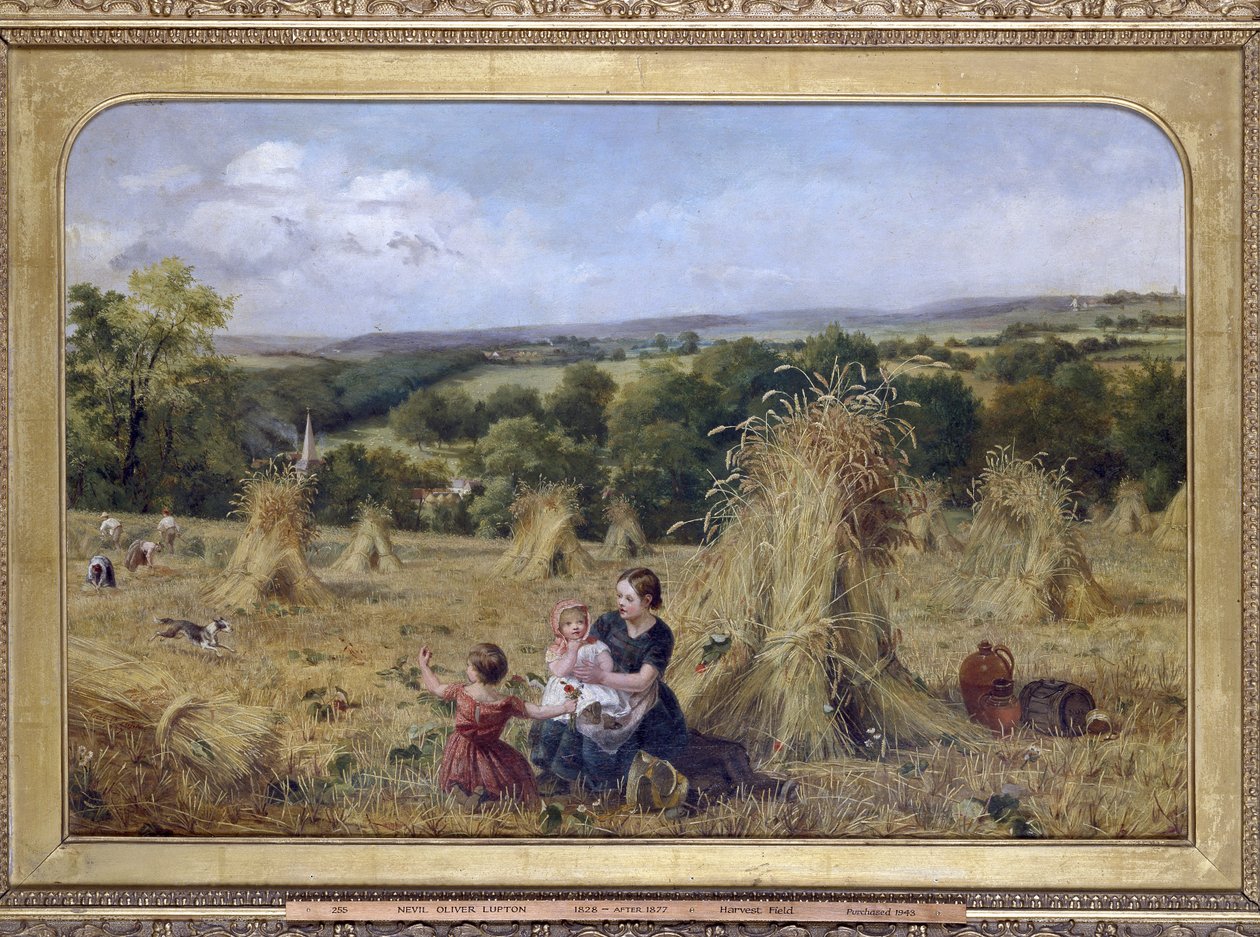 The Harvest Field, 1857 - 1858 af Nevil Oliver Lupton