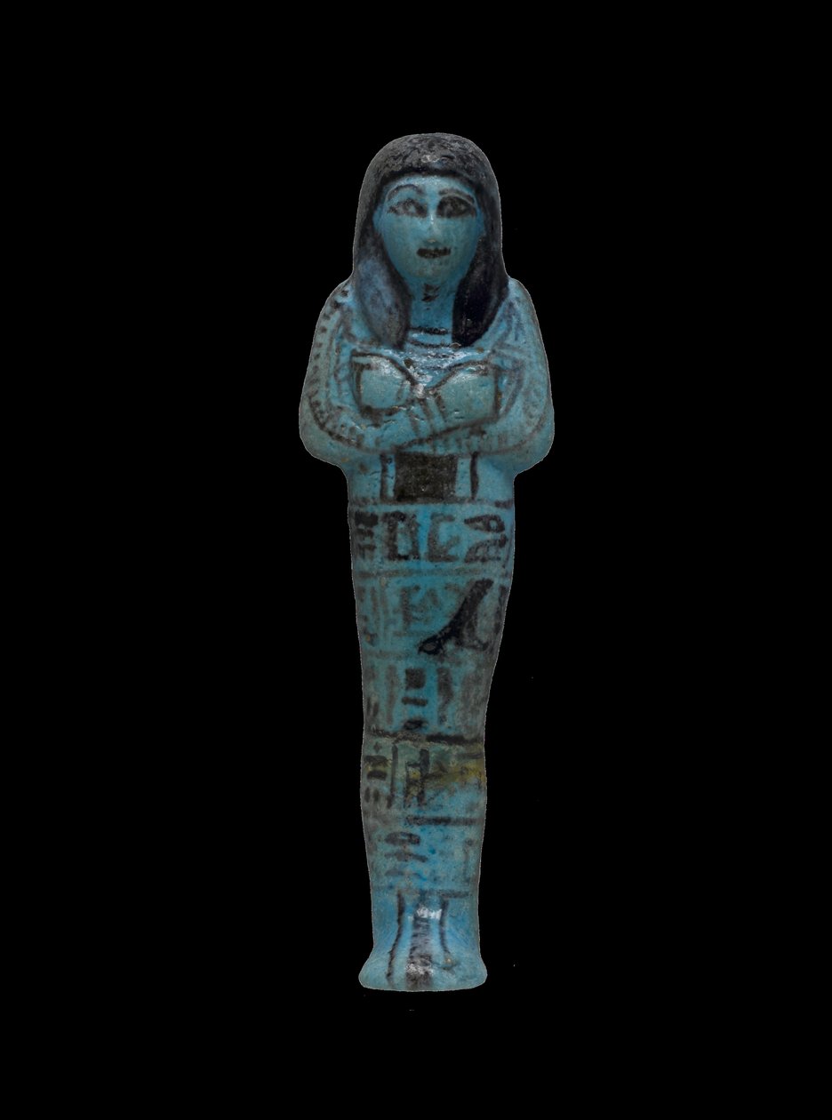 Shabti af Riya, 19.-20. dynasti (fajance) af New Kingdom Egyptian