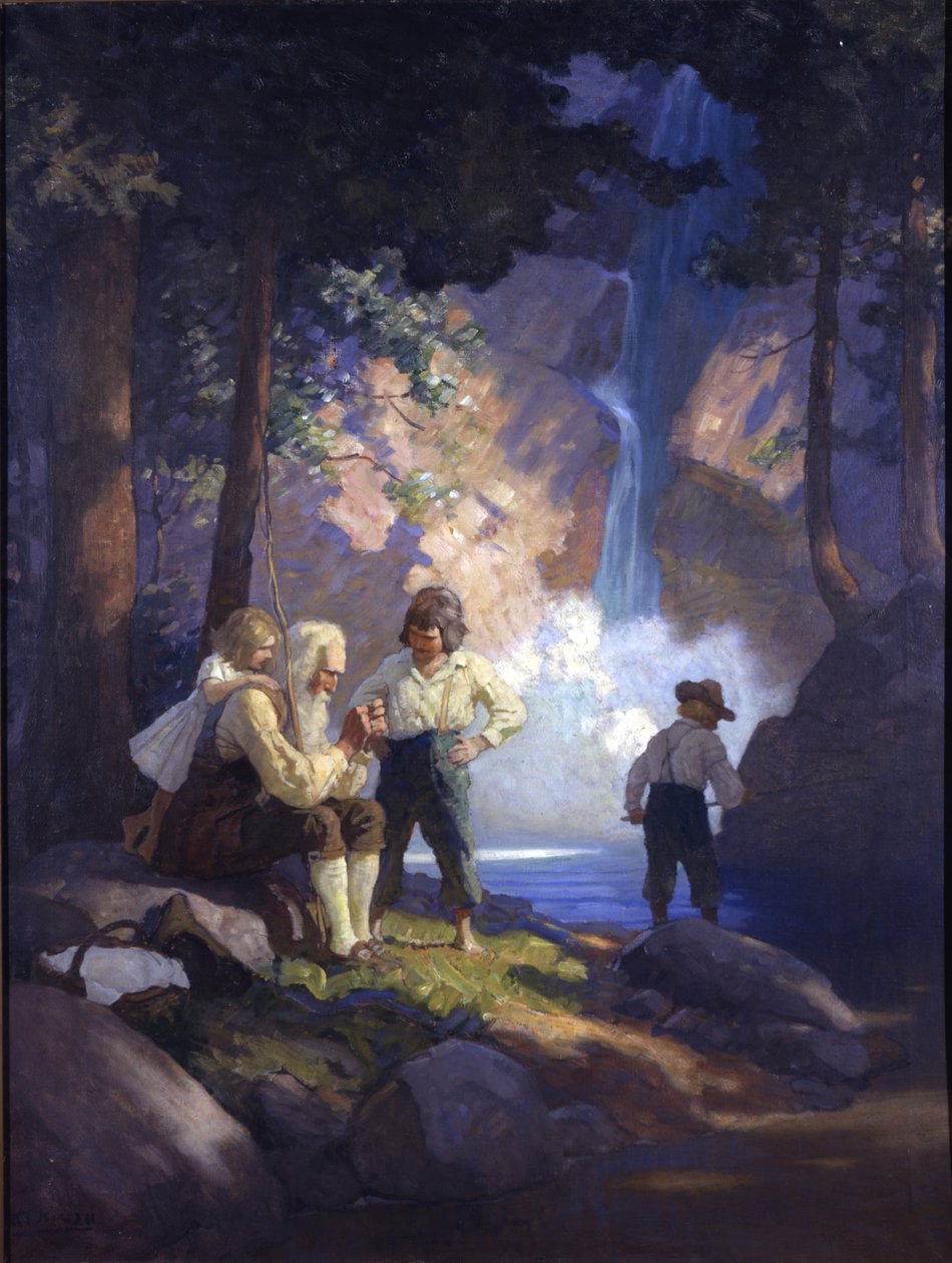 Rip Van Winkle, 1921 af Newell Convers Wyeth