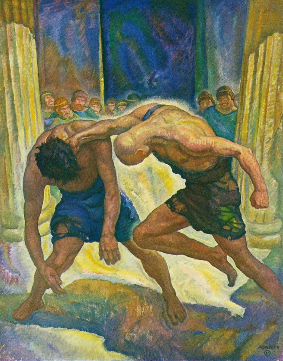 Tiggernes kamp af Newell Convers Wyeth