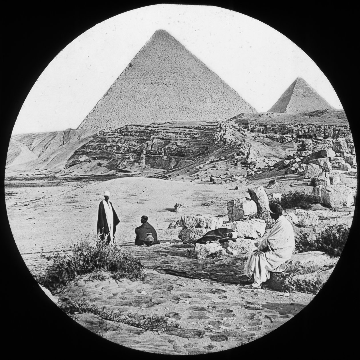 De store pyramider, Giza, Egypten, c1890 af Newton and Co