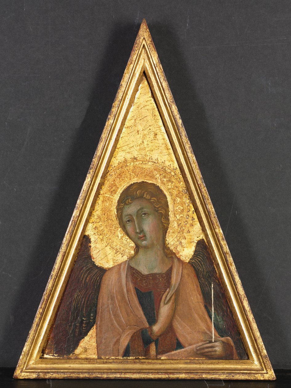 Pinnacle med engel, ca. 1340. af Niccolò di Segna