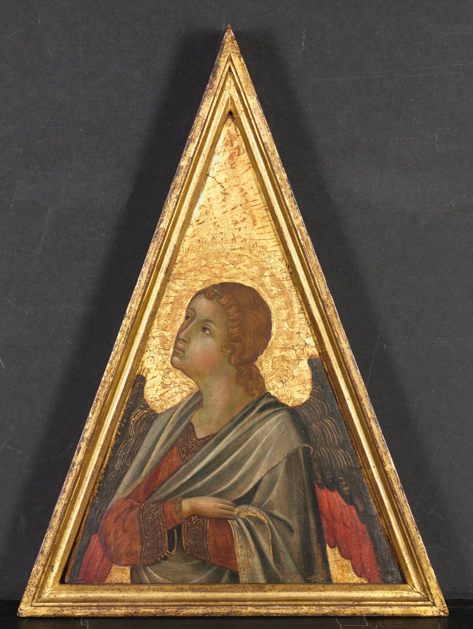 Pinnacle med engel, ca. 1340. af Niccolò di Segna