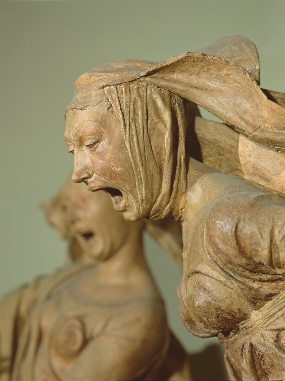 Jomfru Maria, fra klagesangen (terracotta) af Niccolo dell Arca