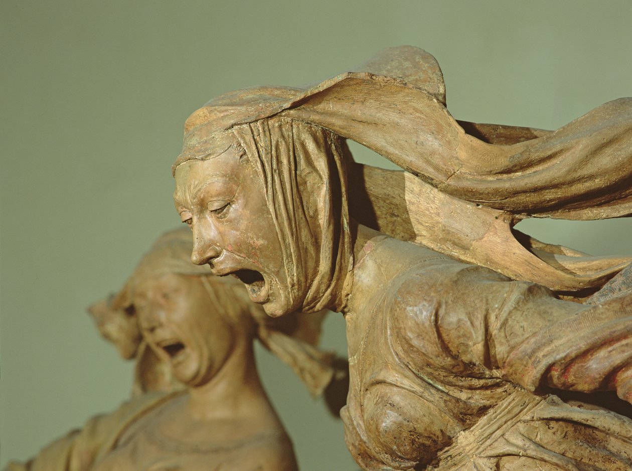 Jomfru Maria, fra klagesangen (terracotta) af Niccolo dell Arca