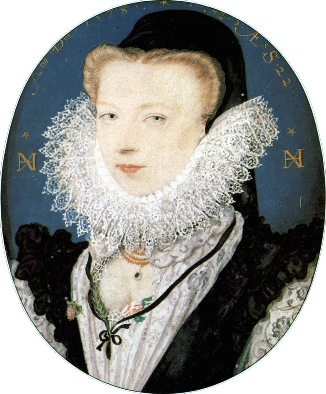 Alice Brandon, fru Hilliard af Nicholas Hilliard