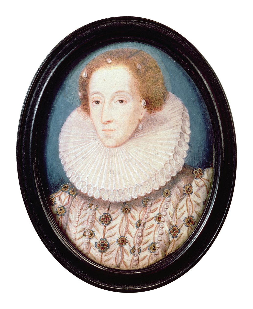 Miniature af dronning Elizabeth I af Nicholas Hilliard