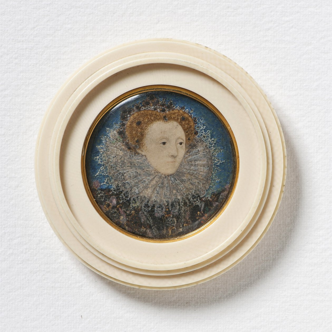 Portræt af Elizabeth I af England af Nicholas Hilliard