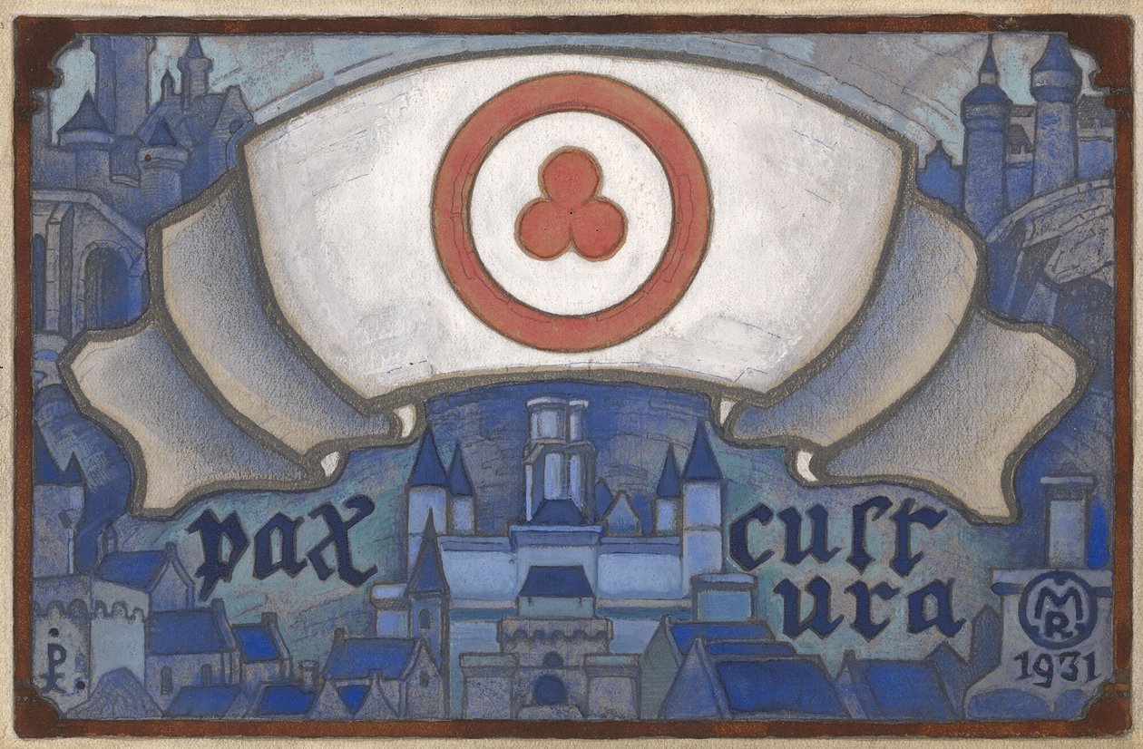Fredens banner, 1931 af Nikolai Konstantinowitsch Roerich