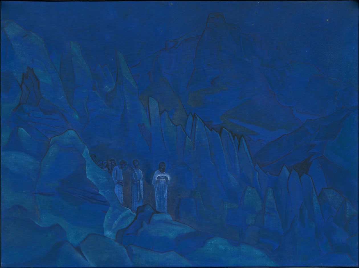 Burning of Darkness, "His Country"-serien, 1924 af Nicholas Roerich
