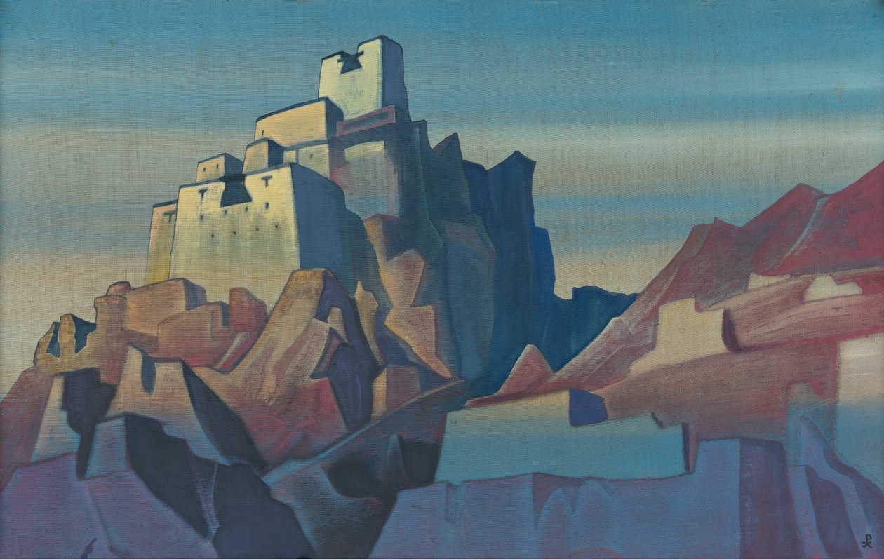 Slot i Ladakh, 1933 af Nicholas Roerich